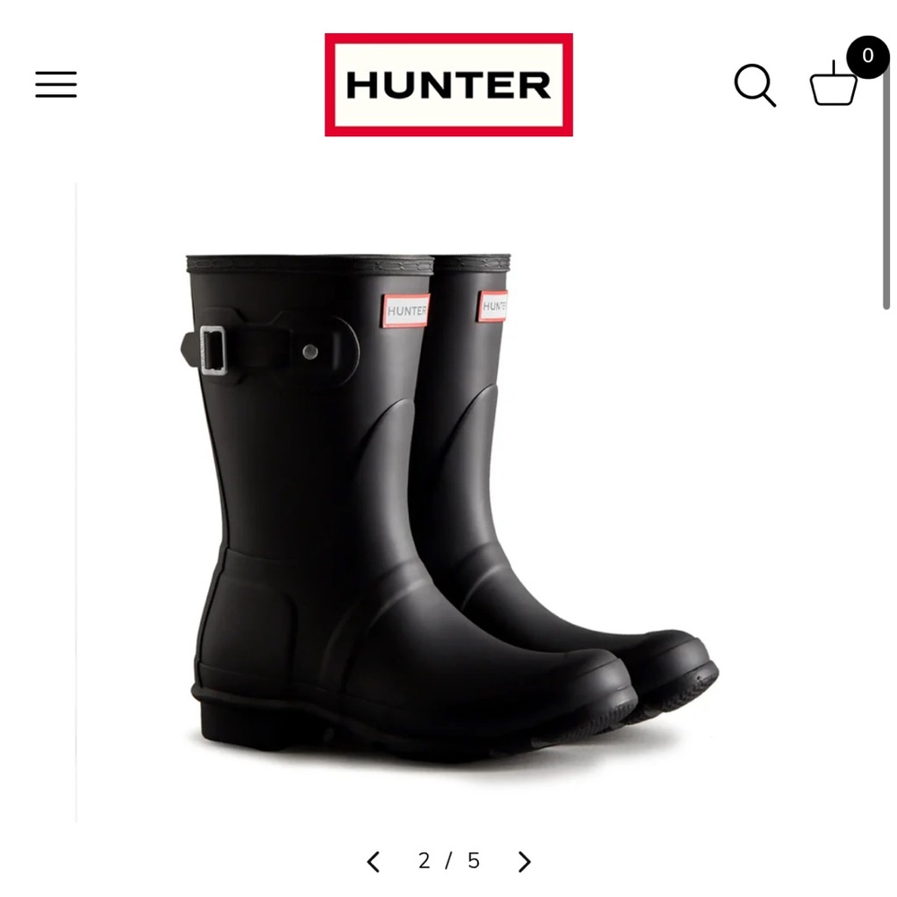 Hunter boots size 8 LIKE NEW